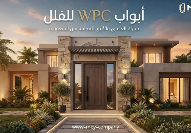 ابواب WPC للفلل في السعودية: لماذا تفوق الخشب والحديد؟ (دليل الشراء 2026)