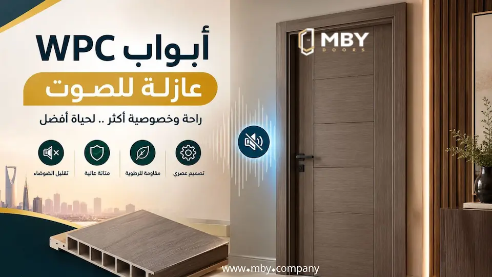 أبواب WPC عازلة للصوت